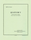 四重奏曲・5（ベッツィ・ジョラス）（弦楽四重奏）【Quatuor V】