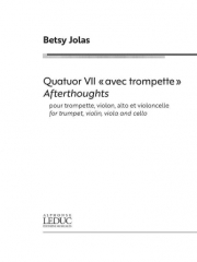 Quatuor Vii Afterthoughts（ベッツィ・ジョラス） (ミックス四重奏）