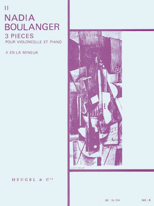 3つの小品 No 2 イ短調 ナディア ブーランジェ チェロ ピアノ Trois Pieces No 2 In A Minor 吹奏楽の楽譜販売はミュージックエイト