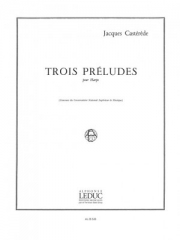 3つのプレリュード（ジャック・カステレード）（ハープ）【3 Preludes】