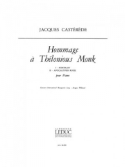 セロニアス・モンクを讃えて（ジャック・カステレード）（ピアノ）【Hommage A Thelonious Monk】