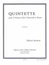 弦楽五重奏曲（エディソン・デニソフ）（弦楽四重奏+ピアノ）【Quintette】