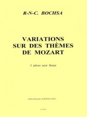 3つのモーツァルトの主題による変奏曲（シャルル・ボクサ）（ハープ）【3 Variations sur des Themes de Mozart】
