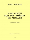 3つのモーツァルトの主題による変奏曲（シャルル・ボクサ）（ハープ）【3 Variations sur des Themes de Mozart】