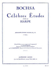 40の練習曲・Vol.2（シャルル・ボクサ）（ハープ）【Célèbres Études・Vol.2】