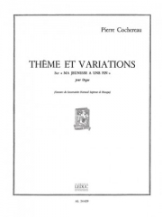 主題と変奏曲 (ピエール・コシュロー)（オルガン）【Theme Et Variations】