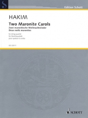2つのマロナイト・キャロル（ナジ・ハキム）（弦楽四重奏）【2 Maronite Carols】