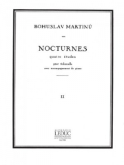4つのノクターン・H189, No.2（ボフスラフ・マルティヌー） (チェロ+ピアノ）【4 Nocturnes H189, No.2】