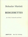 ベルジェレット（ボフスラフ・マルティヌー）（弦楽二重奏+ピアノ）【Bergerettes】