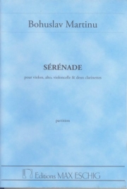 セレナーデ（ボフスラフ・マルティヌー）（スコアのみ） (ミックス五重奏）【Serenade】