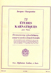 72のカルナティック旋法による練習曲・Vol.12 (ジャック・シャルパンティエ)（ピアノ）【72 Études Karnatiques Cycle 12】