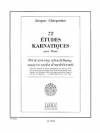 72のカルナティック旋法による練習曲・Vol.1 (ジャック・シャルパンティエ)（ピアノ）【72 Études Karnatiques Cycle 1】
