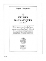 72のカルナティック旋法による練習曲・Vol.7 (ジャック・シャルパンティエ)（ピアノ）【72 Études Karnatiques Cycle 7】