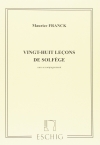 28のソルフェージュ (セザール・フランク)（ピアノ）【28 Lecons Solfege Avec Piano】