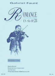 ロマンス・変ホ長調・Op.28（ガブリエル・フォーレ） (チェロ+ピアノ）【Romance For Violin And Piano In E Flat Op.28】