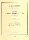 23の楽しい漸新的小品（アンリ・ガニュバン） (フルート+ピアノ）【Piece Recreatives】