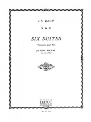 6つの組曲（バッハ） (ヴィオラ）【6 Suites】
