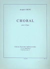 コラール (ジャック・イベール)（オルガン）【Choral For Organ】