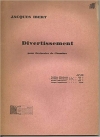 ディヴェルティスマン  (ジャック・イベール)（ピアノ）【Divertissement】