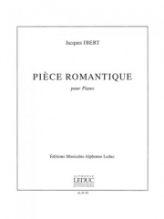 ロマンチックな小品（ジャック・イベール）（ピアノ）【Pièce romantique】
