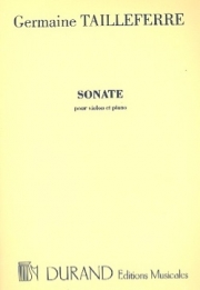 ソナタ・No.1  (ジェルメーヌ・タイユフェール)（ヴァイオリン+ピアノ）【Sonata No. 1】