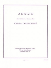アダージョ（クリスティアン・グアンゲーヌ） (ストリングベース+ピアノ）【Adagio For Double Bass And Piano】