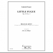 小フーガ・Op.84・No.3 (ガブリエル・フォーレ) (金管四重奏)【Little Fugue Op. 84 No. 3】