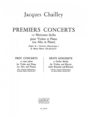 最初のコンサート曲（ジャック・シャイエ）（ヴァイオリン+ピアノ）【Premiers Concerts, 12 Morceaux faciles】