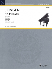 13の前奏曲・Op.69・Vol.2  (ジョセフ・ジョンゲン)（ピアノ）【13 Preludes, Op. 69 - Volume 2】