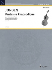 ラプソディック・ファンタジー・Op.74（ジョセフ・ジョンゲン） (チェロ+ピアノ）【Fantaisie Rhapsodique, Op. 74】