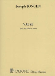 ワルツ（ジョセフ・ジョンゲン） (チェロ+ピアノ）【Valse】