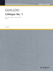 Colloque No. 1, Op. 2（ジャン・ギユー） (ミックス三重奏+ピアノ）