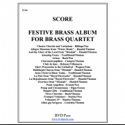 フェスティバル・ブラス・アルバム(スコア) (金管四重奏)【Festive Brass Album(score)】