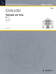 トリオ・ソナタ・No.3・Op.83 (ジャン・ギユー)（オルガン）【Sonate En Trio No. 3, Op. 83】