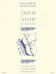 演奏会用小品（フランソワ・クープラン） (チェロ+ピアノ）【Pièces En Concert】