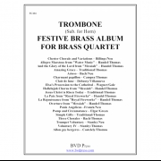フェスティバル・ブラス・アルバム(トロンボーン(ホルン)) (金管四重奏)【Festive Brass Album(trombone sub horn)】
