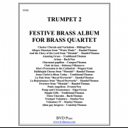 フェスティバル・ブラス・アルバム(トランペット２) (金管四重奏)【Festive Brass Album(trumpet 2)】