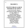 フェスティバル・ブラス・アルバム(トランペット1) (金管四重奏)【Festive Brass Album(trumpet 1)】