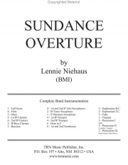 サンダンス序曲（レニー・ニーハウス）（スコアのみ）【Sundance Overture】