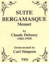 メヌエット「ベルガマスク組曲」より（クロード・ドビュッシー）（スコアのみ）【Suite Bergamasque, Menuet】