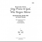 Sing Praise to God Who Reigns Above (金管四重奏)【Sing Praise to God Who Reigns Above】