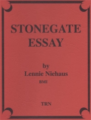 ストーンゲート・エッセイ（レニー・ニーハウス）（スコアのみ）【Stonegate Essay】
