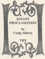 ジョイアント・プロクラメイション（クレイグ・アルベルティ）（スコアのみ）【Joyant Proclamation】