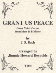 恵み深くわれらに平安を与えたまえ（バッハ）（スコアのみ）【Grant Us Peace】