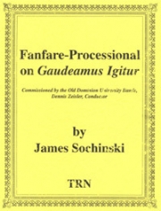 Fanfare-Processional on Gaudeamus Igitur（ジェームズ・ソキンスキ）（スコアのみ）