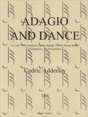 アダージョとダンス（セドリック・アダリー）（スコアのみ）【Adagio and Dance】