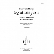 正しき者よ、主によりて喜べ (ロドヴィコ・ヴィアダーナ) (金管四重奏)【Exultate justi】