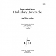 ホリデー・ジョイライド (ミセレンディーノ) (金管四重奏)【Holiday Joyride】