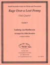 失われた小銭への怒り（ベートーヴェン）  (フルート四重奏)【Rage Over a Lost Penny】