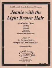 金髪のジェニー（スティーブン・フォスター）(クラリネット五重奏)【Jeanie with the Light Brown Hair】